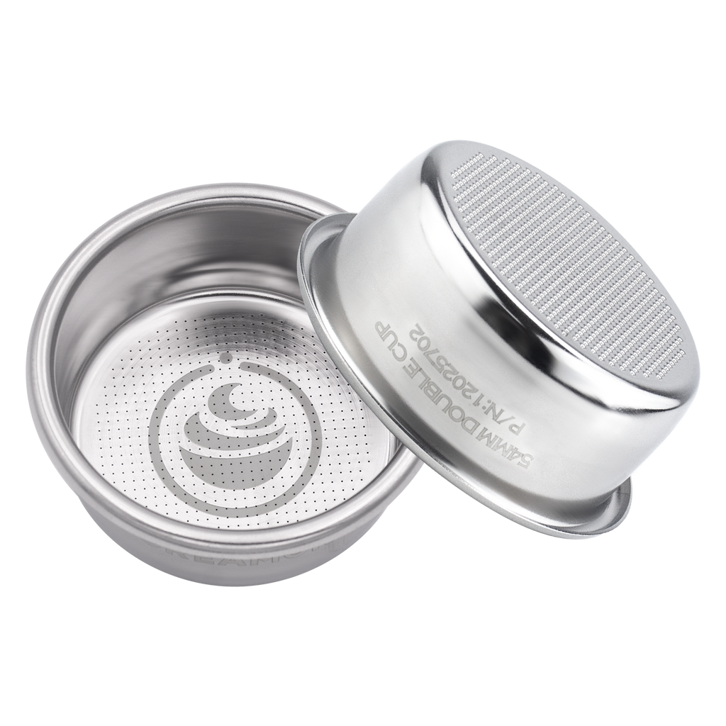 Creamore Performance Series™ 54mm Basket – Double (Single Wall, Spouted)