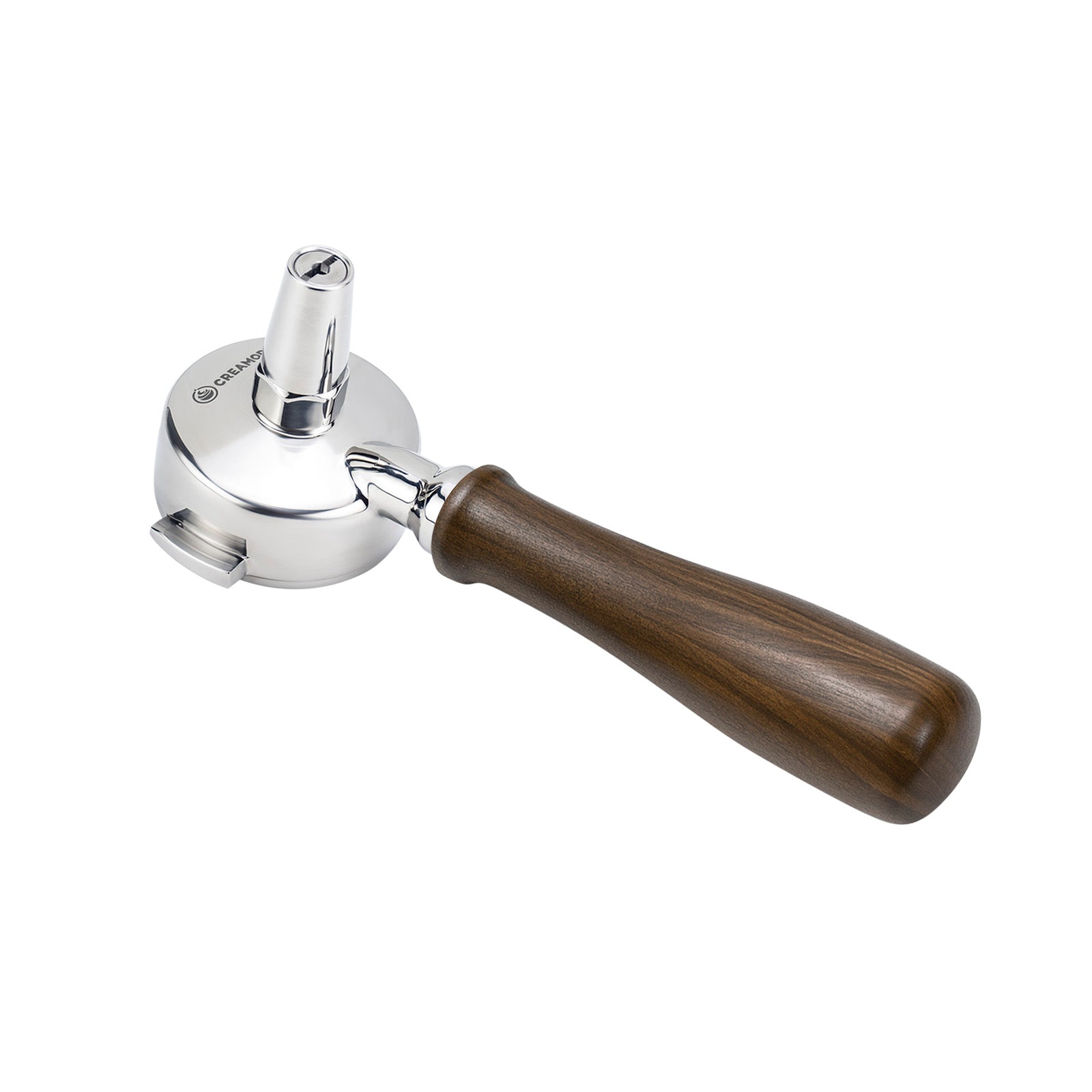 Creamore 58mm Tea Portafilter with Walnut Wood Handle for E61 & 58mm Espresso Machines