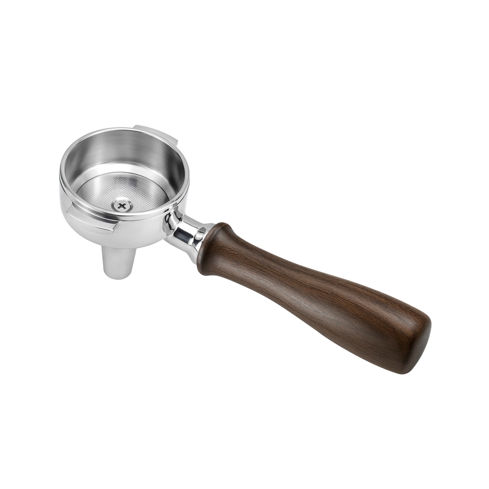 Creamore 58mm Tea Portafilter with Walnut Wood Handle for E61 & 58mm Espresso Machines