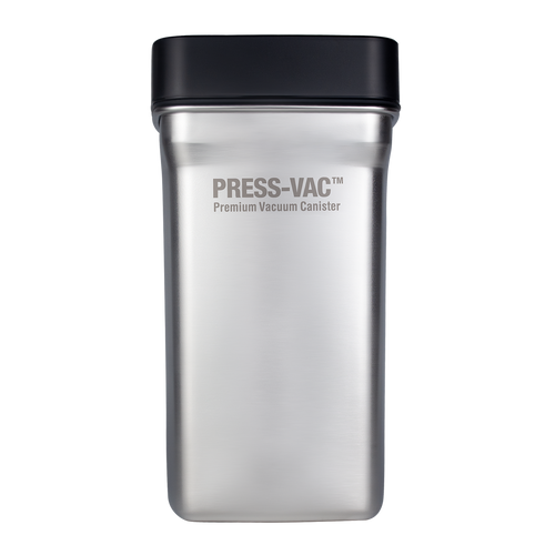 Creamore PRESS-VAC™ Stainless Steel Vacuum Coffee Canister