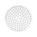 Creamore 58.5mm ultra-slim 0.5mm AISI 304 puck screen, front with engraving