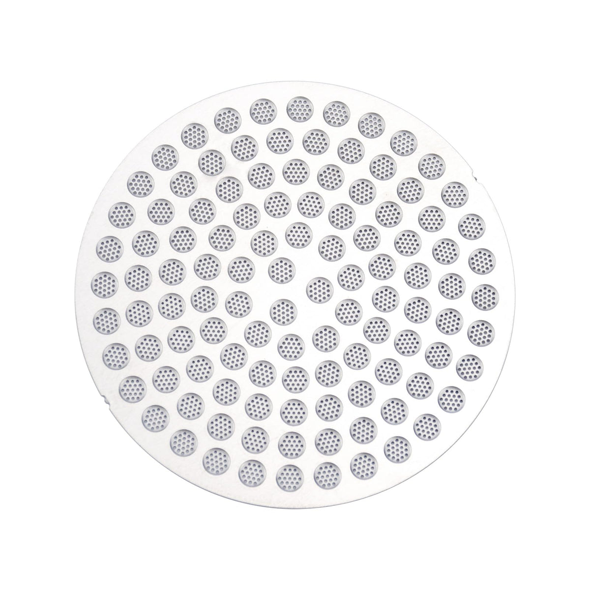 Creamore 53.3mm ultra-slim puck screen, reverse side micro-perforation pattern